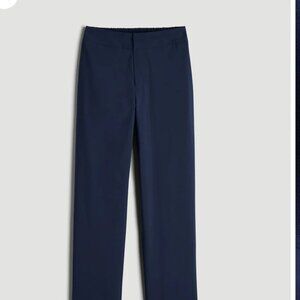 American Tall  Pull On Fleece Lined Trouser Pants for Tall Women in Black